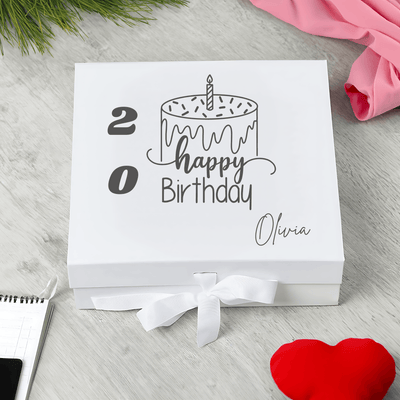 Personalised Birthday Keepsake Memory Box Gift