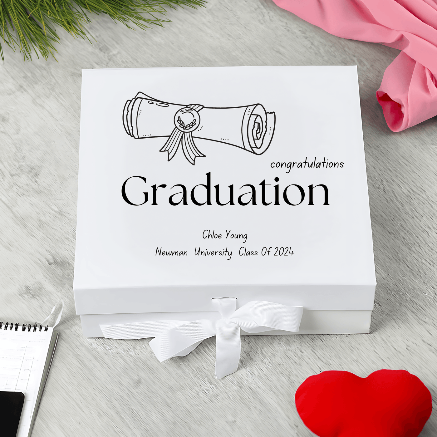 Personalised Graduation Keepsake Memory Box Gift