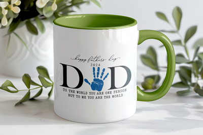 Dad Gift inner colour Mug Dad Gift Personalised mug