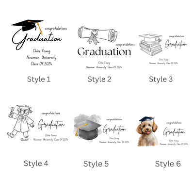 Graduation White Scrapbook Guest Book Boxed Graduation Gift Scrapbook