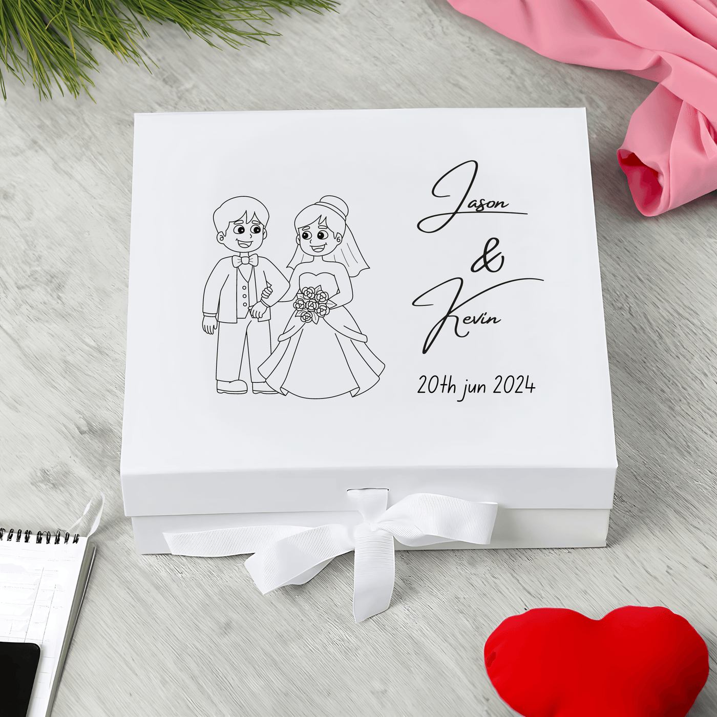 Personalised Bridesmaid Proposal keepsake box Gift Box, Wedding keepsake box