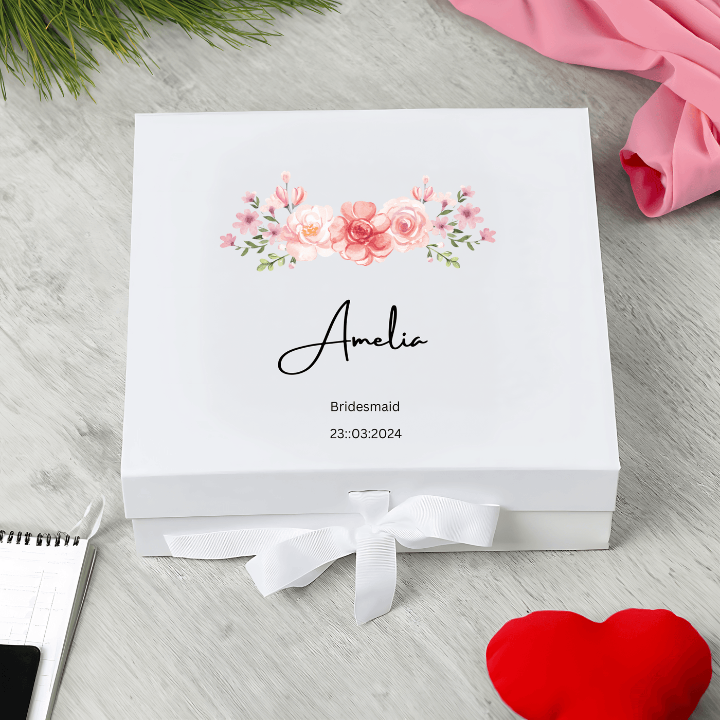 Personalised Bridesmaid Proposal Gift Box, Wedding Role, Maid Of Honour