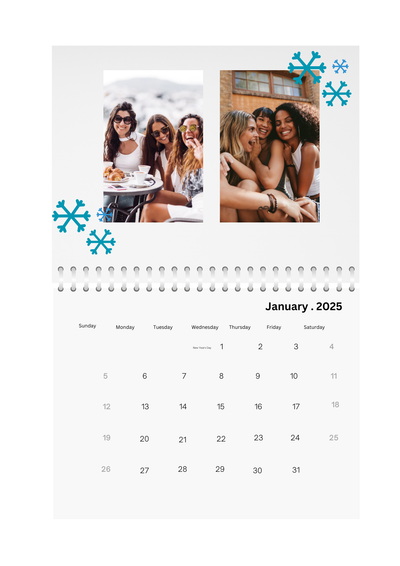 Memories Photo Wall Calendar 2025