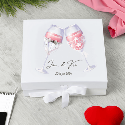 Personalised Wedding Keepsake Memory Box Gift