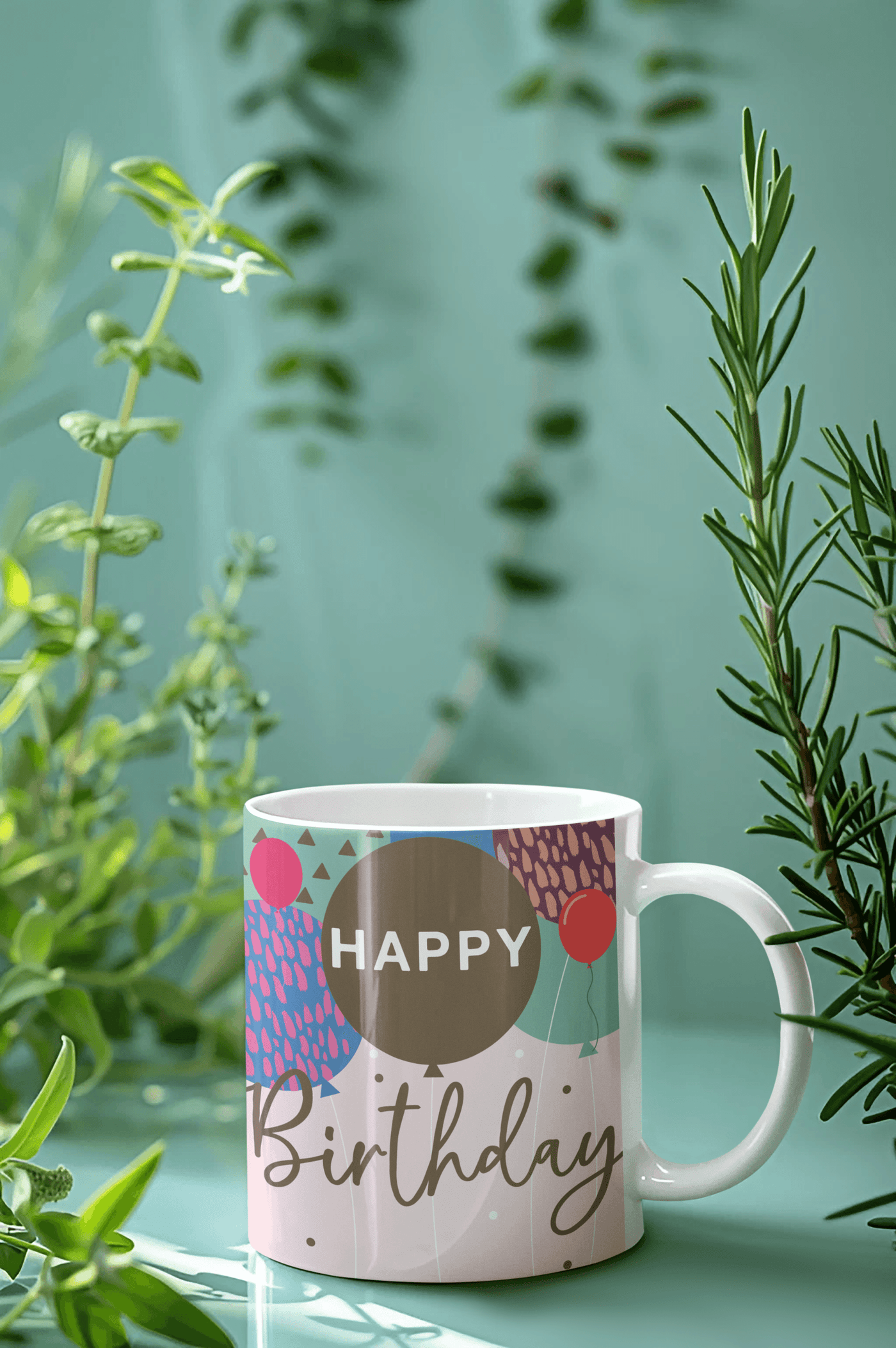 Personalised Happy Birthday Mug -Custom Gift for Her & Him