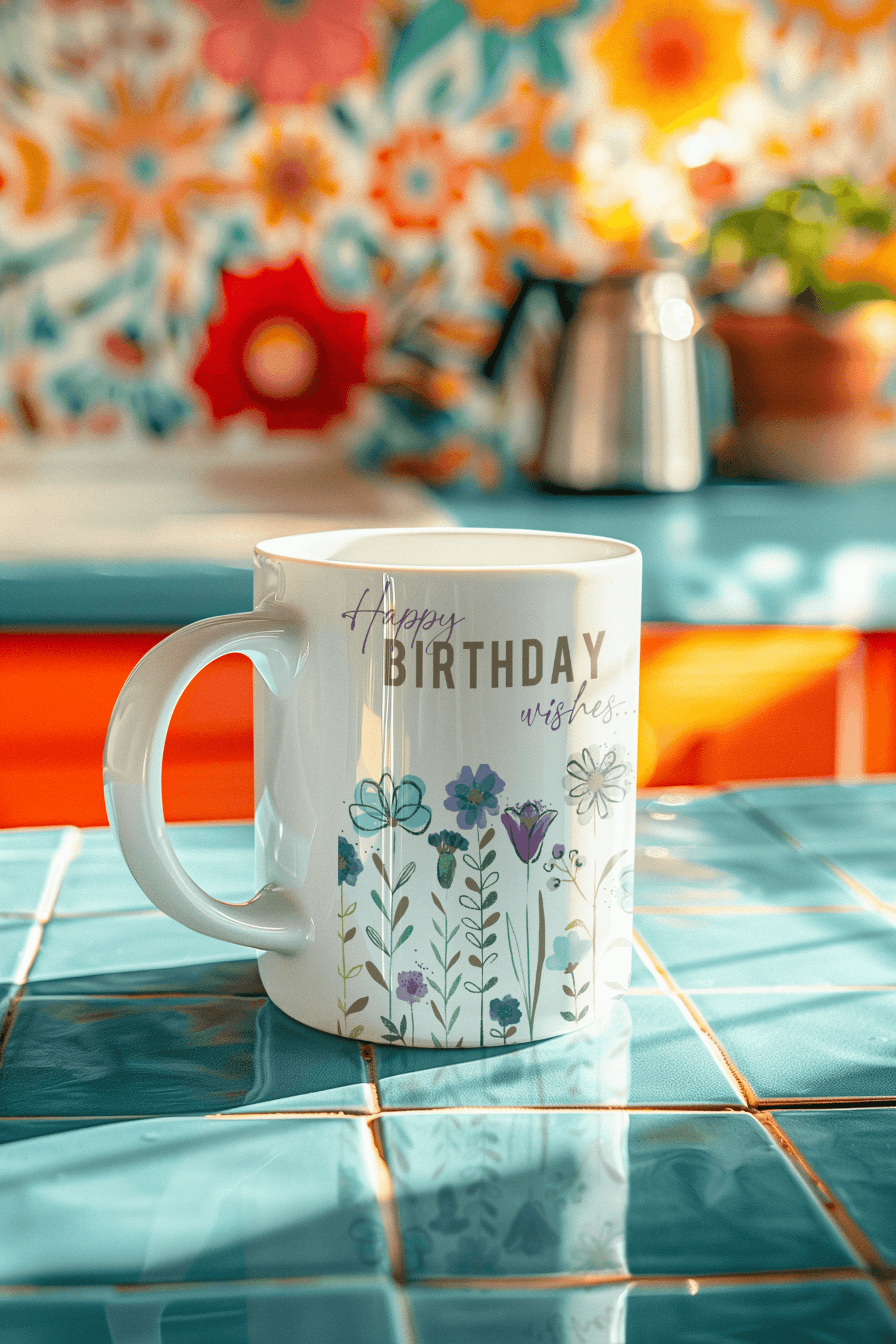 Personalised Happy Birthday Mug - Custom Gift for Her & Him