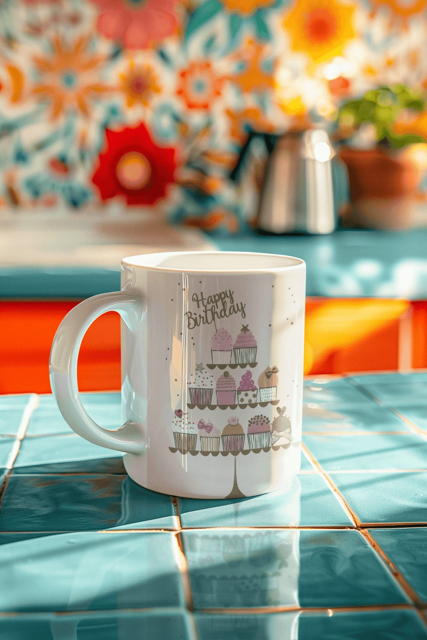 Personalized Happy Birthday Mug: Custom Gift for Him & Her