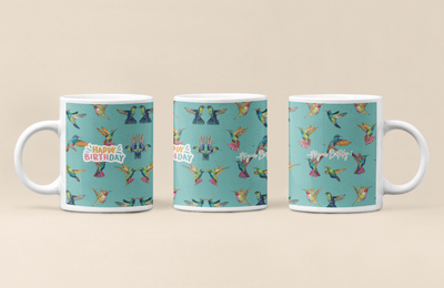 Personalized Happy Birthday Mug: Custom Gift for Him & Her