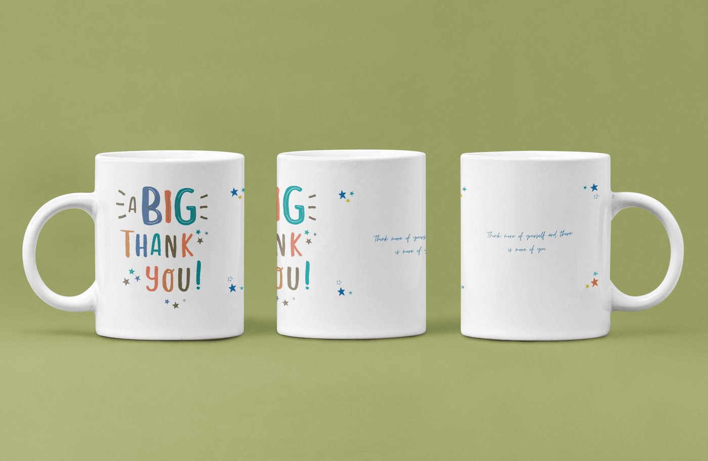 Personalized Ceramic THANK YOU Mug - Unique Gift for Him & Her, Perfect for Any Occasion