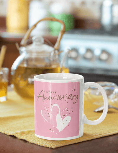 Personalized Ceramic Mug - Anniversary Gift for Him & Her, Unique Healing Gift for Any Occasion