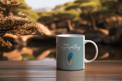 Personalized Sympathy Mug - Custom Ceramic Coffee Cup, Thoughtful Gift for Him & Her