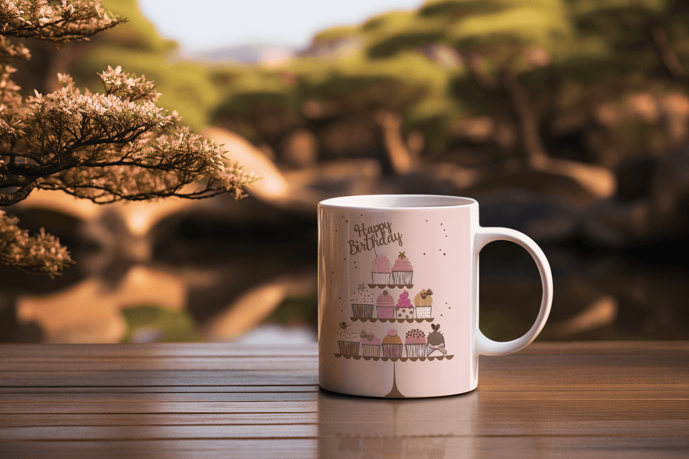 Personalized Happy Birthday Mug: Custom Gift for Him & Her