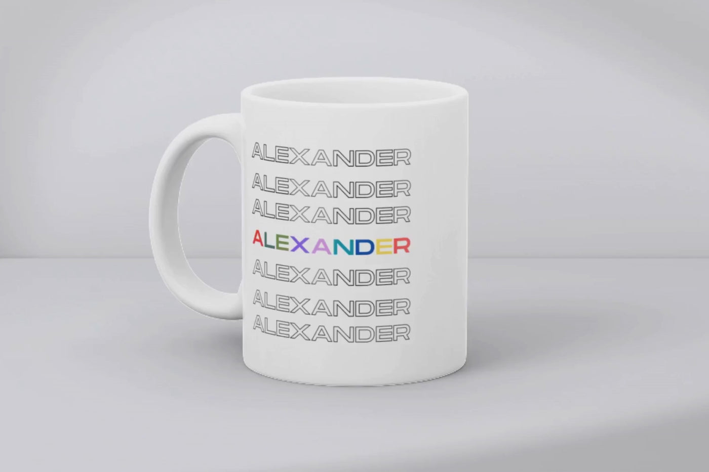 Alexander Ceramic Mug - Gift For Her - Personalised Mug