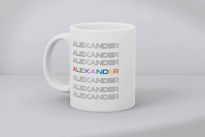 Alexander Ceramic Mug - Gift For Her - Personalised Mug