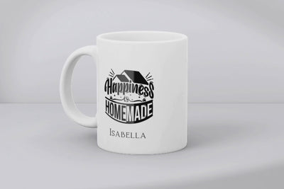 Happiness home made Ceramic Mug - Gift For Her - Personalised Mug