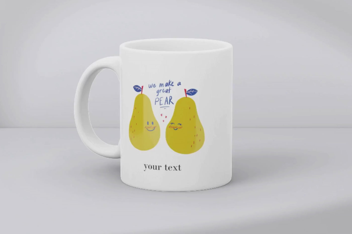 we Make a Great pear  mug Ceramic Mug Gift