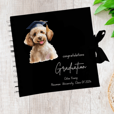 Graduation Black Scrapbook Guest Book Boxed Graduation Gift Scrapbook